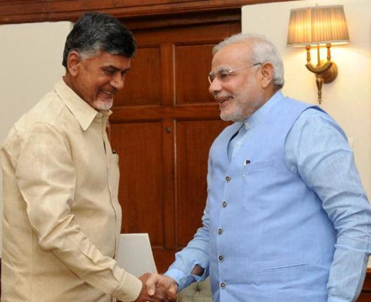 KCR-Babu & Nitish support Modi 