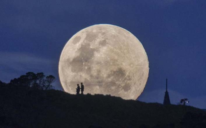 Largest & brightest moon in 70 years this night