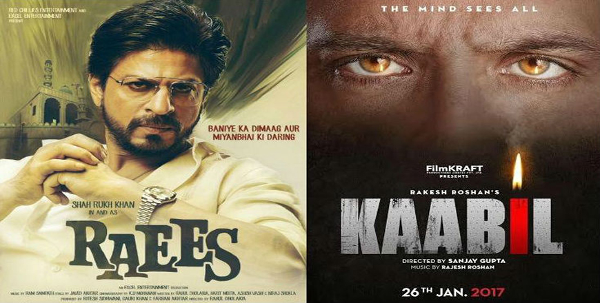 Kaabil and Raees to clash at Box office