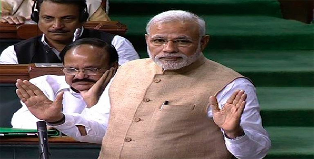 Opposition demands Modi presence in Parliament
