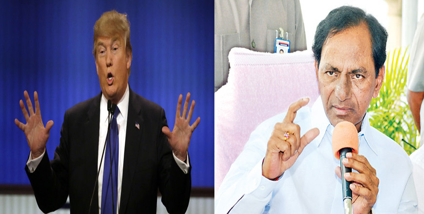 Donald Trump does a KCR in America