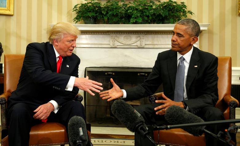 Obama meets with Trump 