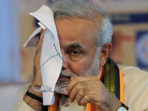Why is the PM Modi crying ?