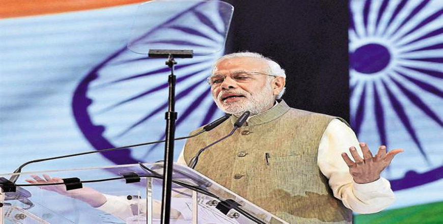 Modi says stop corruption not the country