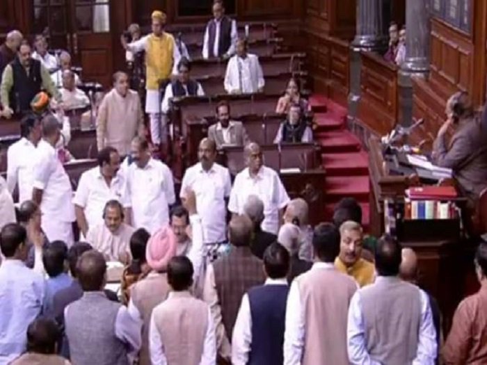 Ruckus in parliament over Mamata and her plane 