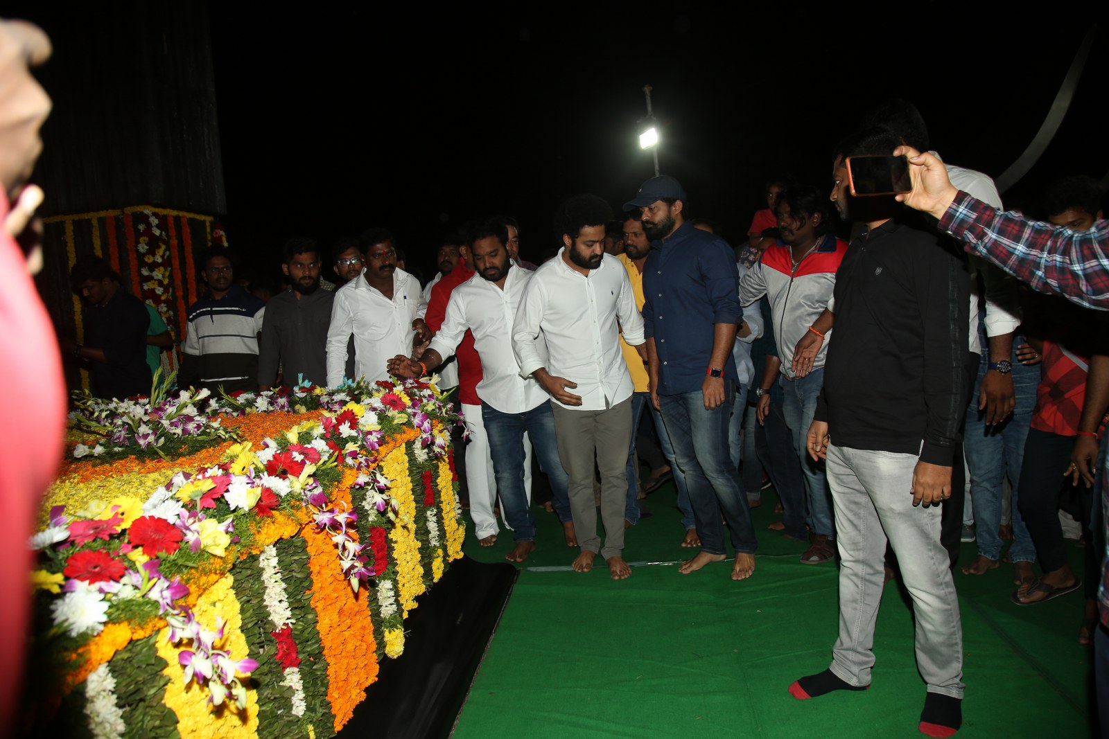 NTR comes to NTR Ghat