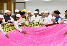KCRs Ghilaf to Ajmer Dargah kcr