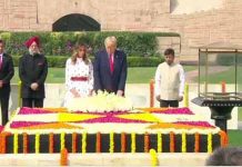 trump raj ghat
