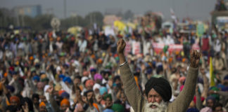 farmer protestors