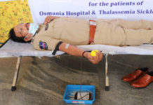 Police Donate 104 Units of Blood in these tough times to Osmania Hospital cp sajjanar