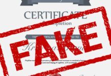 The story of Fake certificates… fake