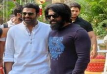 Prabhas with Yash KGF