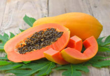 Papaya is the healthy snack
