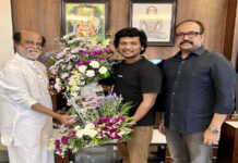 Lokesh Kanagaraj with Rajinikanth