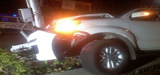 Hero Balakrishna Car Accident In Banjara Hills