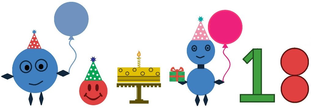 Google celebrates 18th birthday