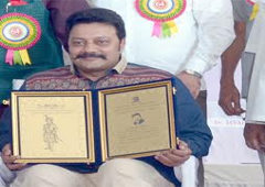 Saikumar receives Srikrishna devaraya award