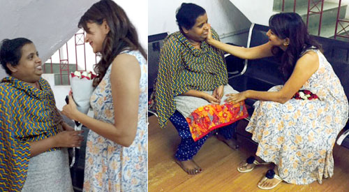 Manchu Lakshmi delights cancer patient