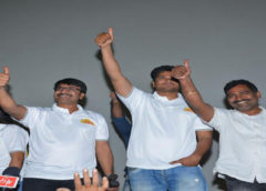 'Jayammu Nischayammu Raa' Team Visited Theaters