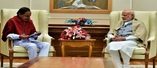 CM KCR Meets PM Modi