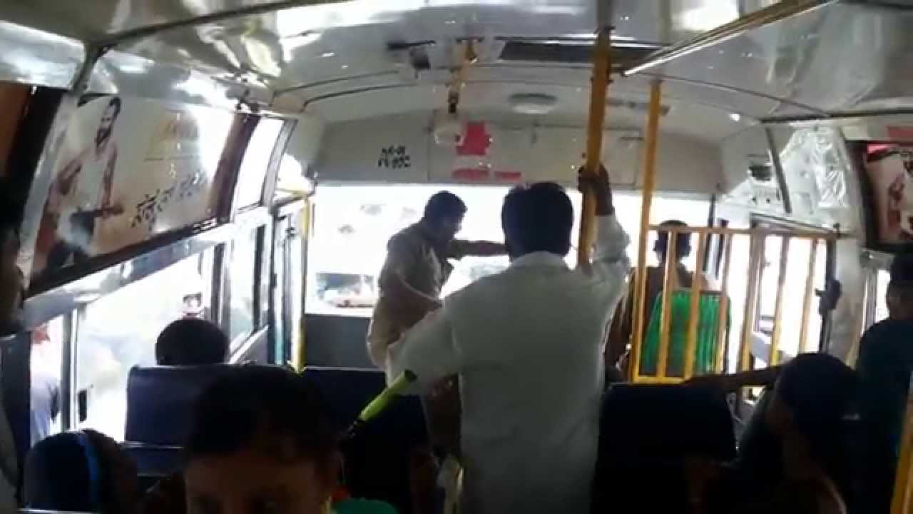 bus conductor fight with passenger