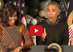 Obamas dance to 'Thriller' at Halloween party