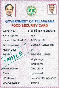 NEW RATION CARDS
