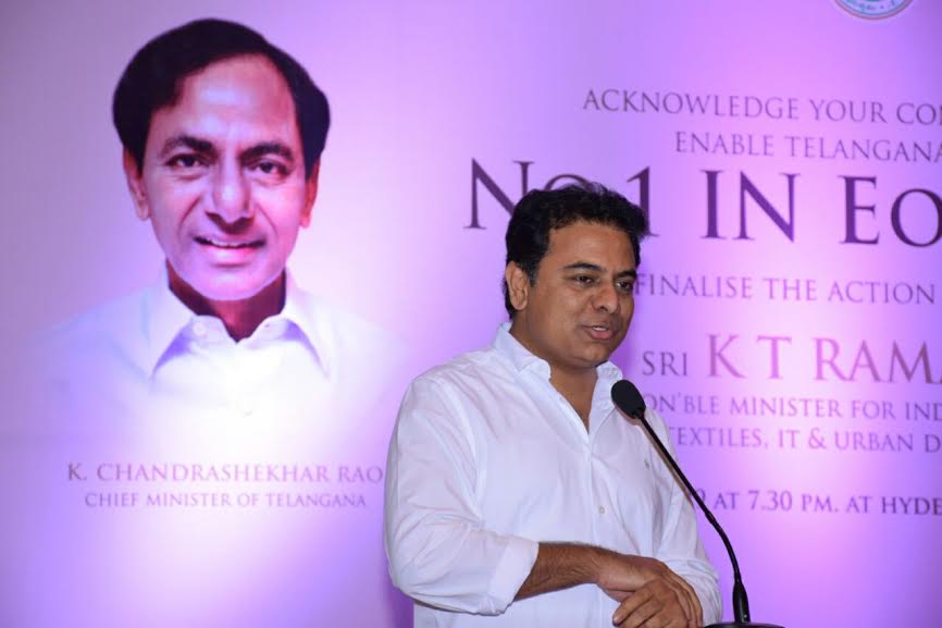 ktr  meeting with senior officials on eodb
