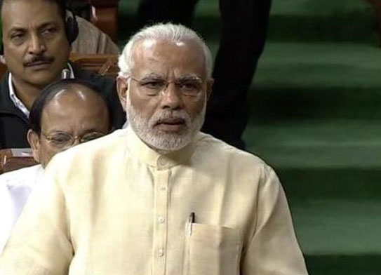 PM Modi Not being allowed to speak in Lok Sabha chose Jan Sabha