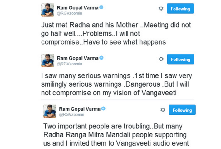 Director Ram Gopal Varma Meets Vangaveeti Radhakrishna