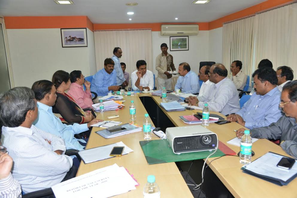 KTR review meeting today