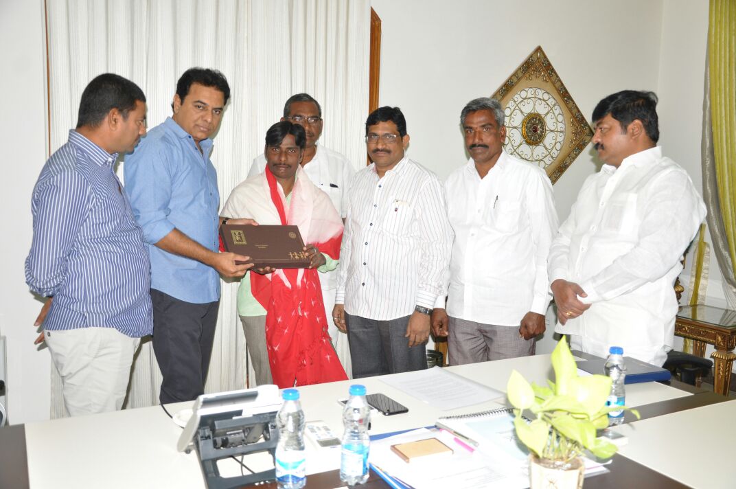 Minister KT Rama Rao praise Narasimhulu