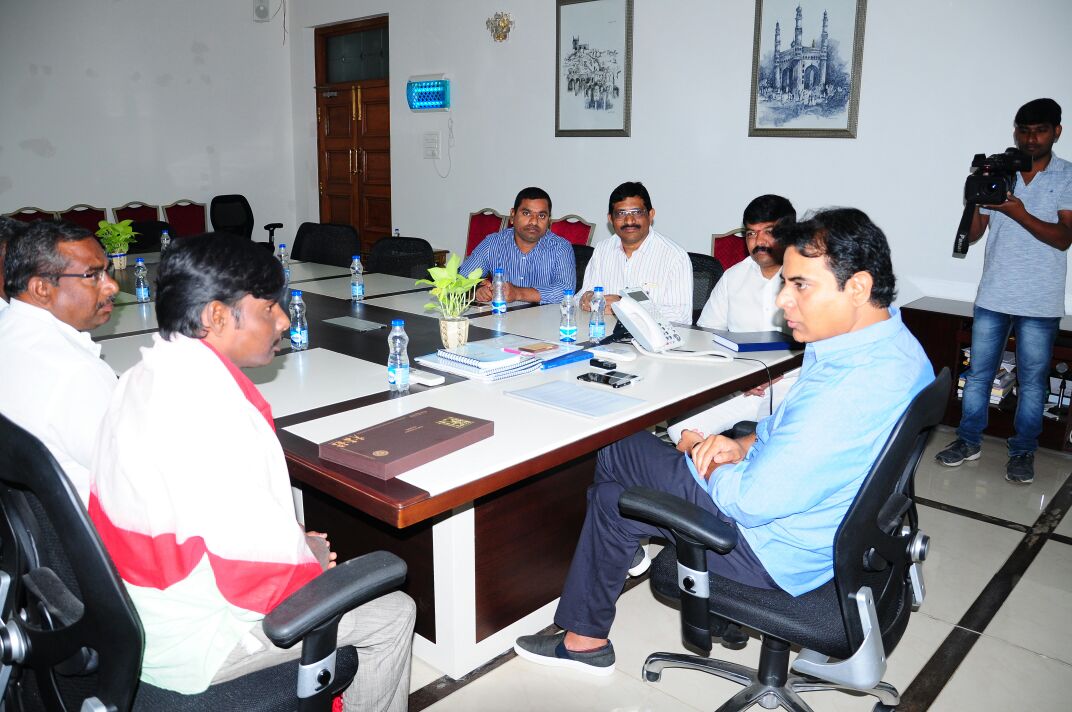 Minister KT Rama Rao praise Narasimhulu