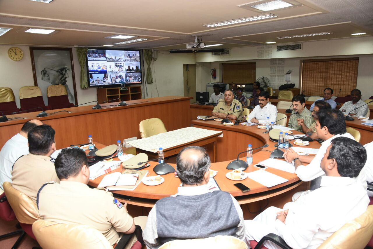 KTR Video Conference With District Collectors