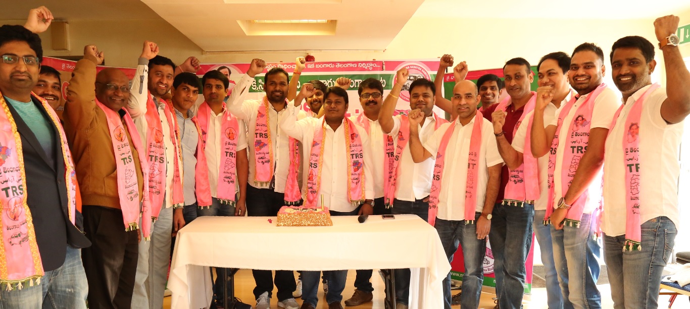    NRI TRS UK celebrated CM KCR birthday in grand scale at London 