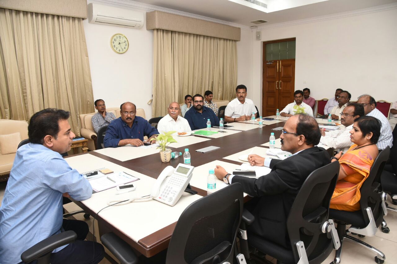 KTR Review Meeting on Double bedroom houses