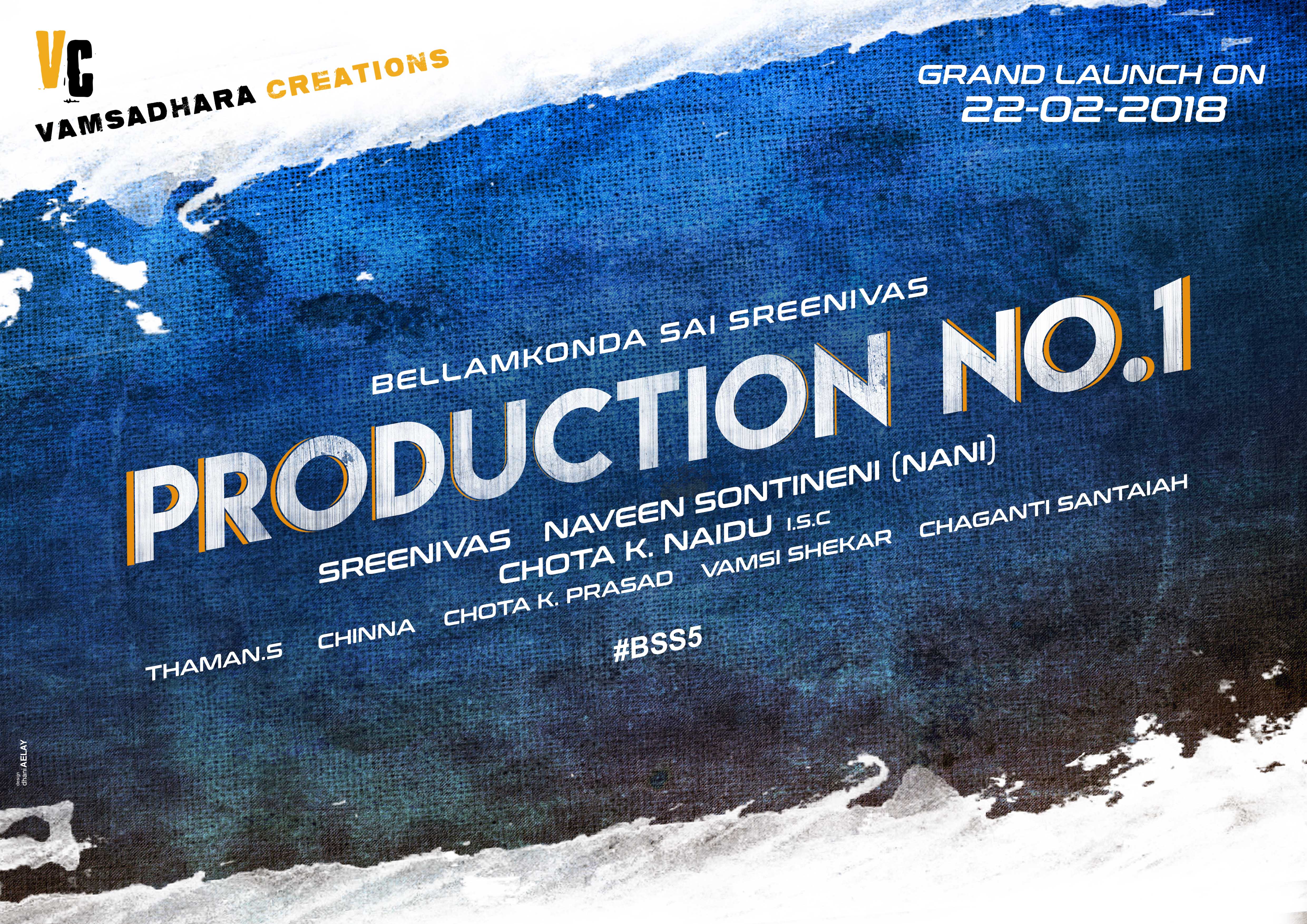 Bellamkonda Sai Srinivas, Debutant Director Srinivas!