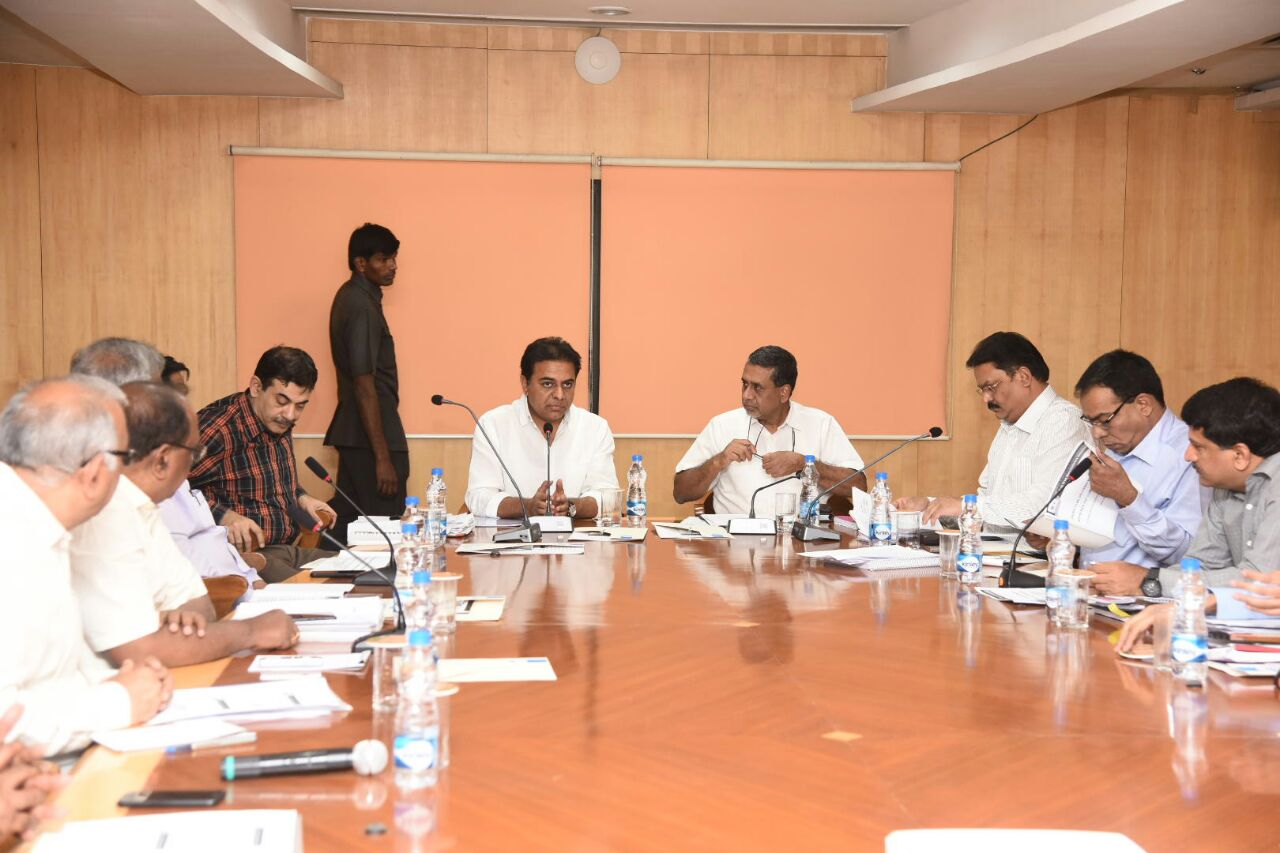KTR holds a Meeting with Pharma Industry Representatives