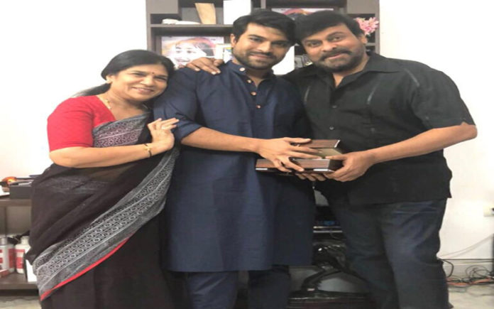 Chiranjeevi Surprise Gift to Ram Charan Birthday