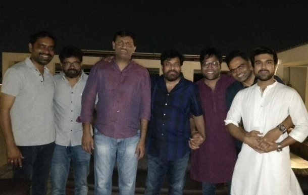 chiru celebrates rangashalam hit