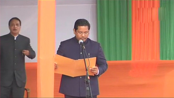 Conrad Sangma Takes Oath As Meghalaya Chief Minister