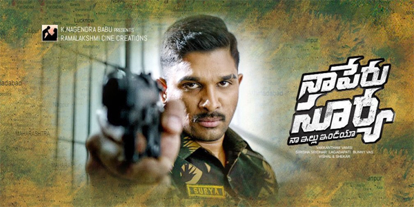    'Naa Peru Surya's' shooting progressing HYD