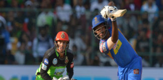 Rajasthan Royals to a solid total of 217/4