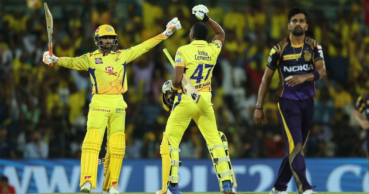 CSK beat KKR by five wickets in a thriller