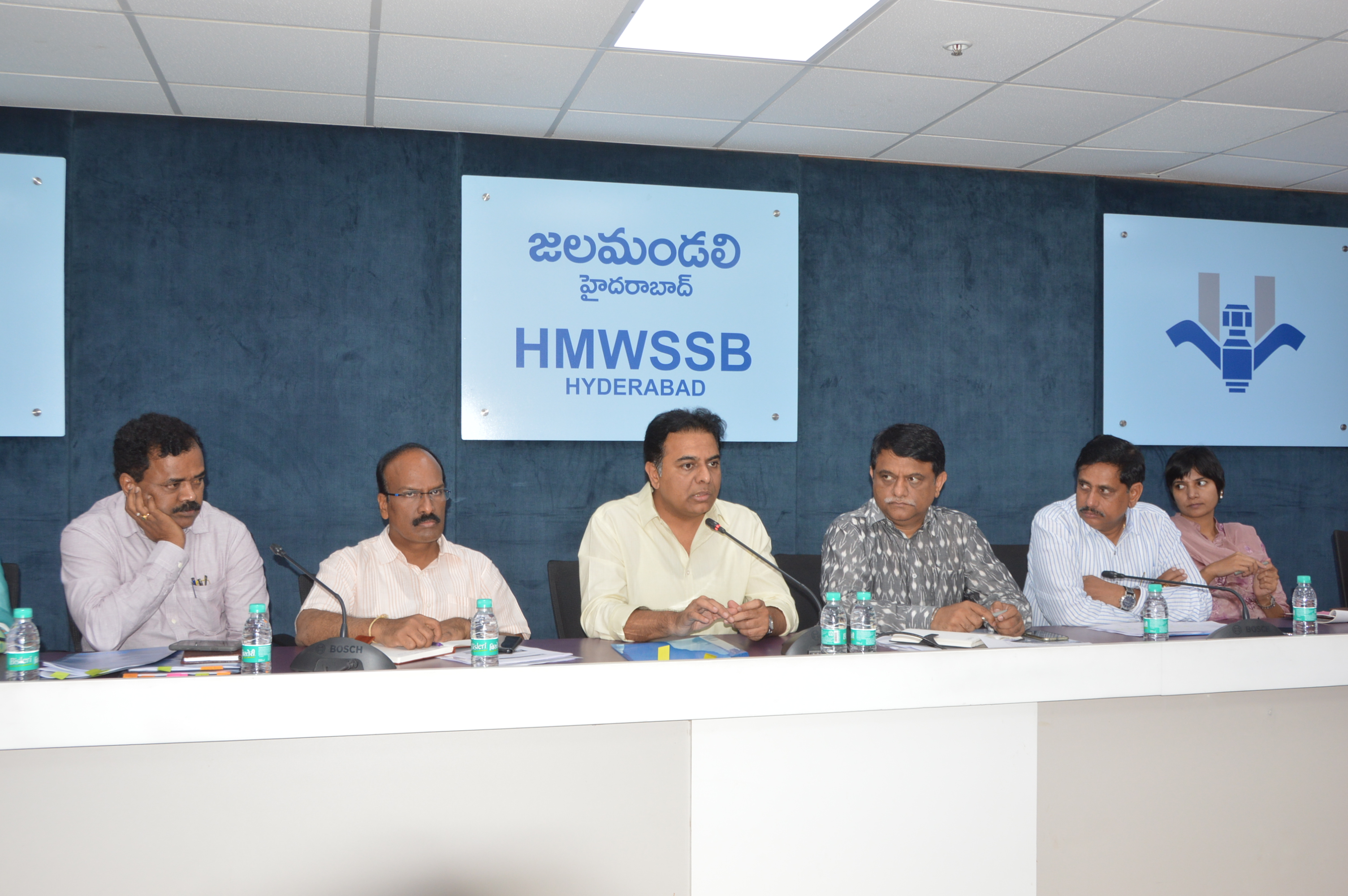 Minister for MA&UD KTR on GHMC Review Meeting