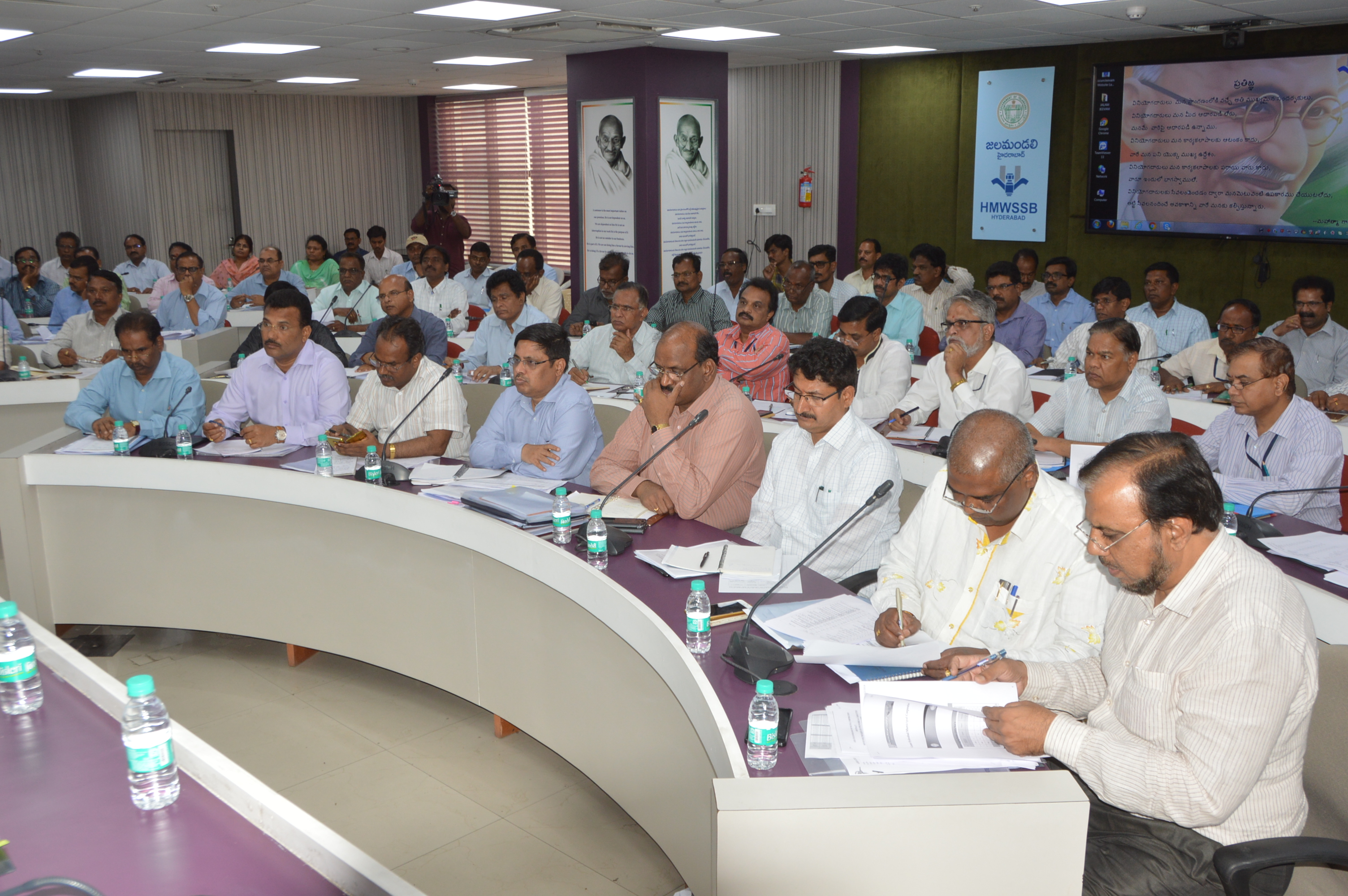 Minister for MA&UD KTR on GHMC Review Meeting