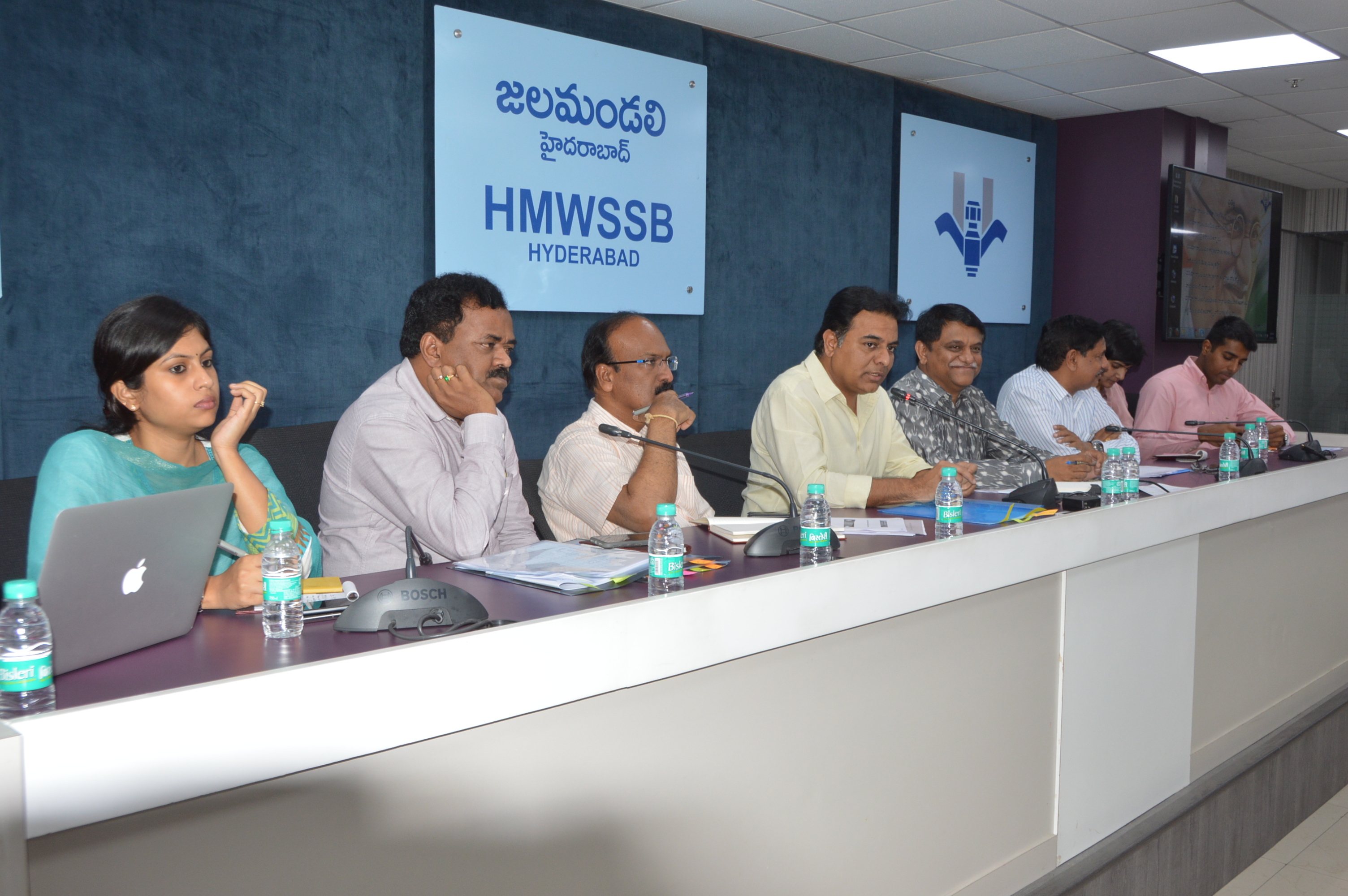 Minister for MA&UD KTR on GHMC Review Meeting