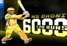 Mahendra Singh Dhoni Becomes Fifth Indian To Score 6000 Runs In T20s