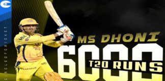 Mahendra Singh Dhoni Becomes Fifth Indian To Score 6000 Runs In T20s