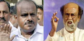 Kumaraswamy hits back at Rajinikanth for comments on Cauvery issue